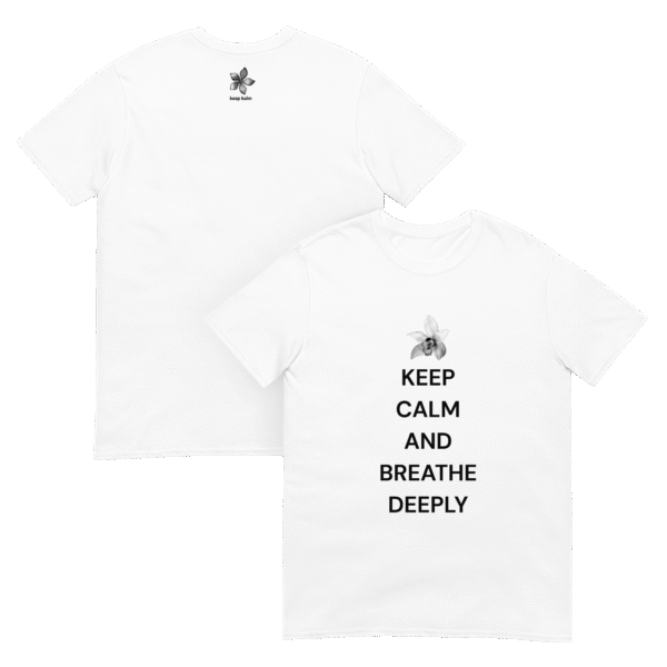 t-shirt - KEEP CALM AND BREATHE DEEPLY