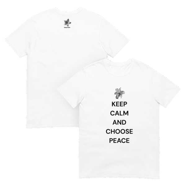 t-shirt - KEEP CALM AND CHOOSE PEACE